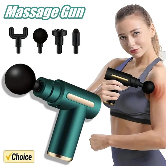 2024 Portable Fascia Gun Deep Tissue Massage Mini Lightweight Adjustable Speed Whole Body Massage Equipment